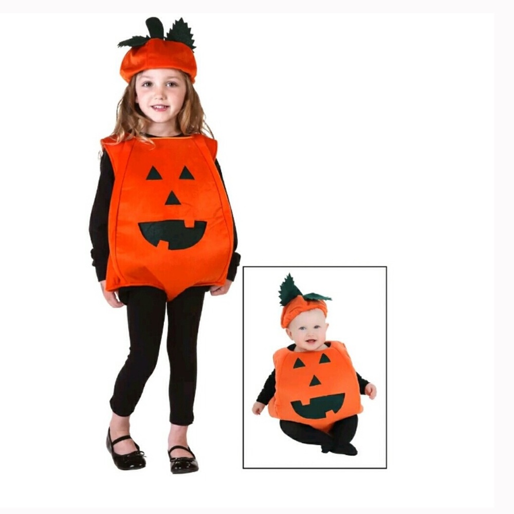 Toddler 4T pumpkin Halloween costume
